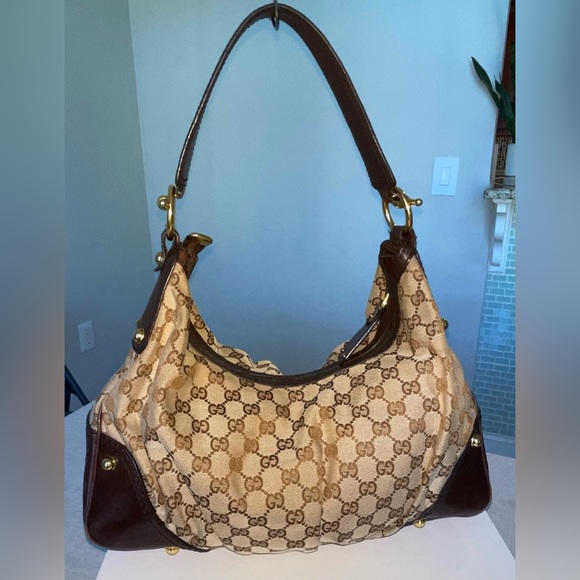 Gucci Monogram Soho Hobo Bag - Picture 1 of 7
